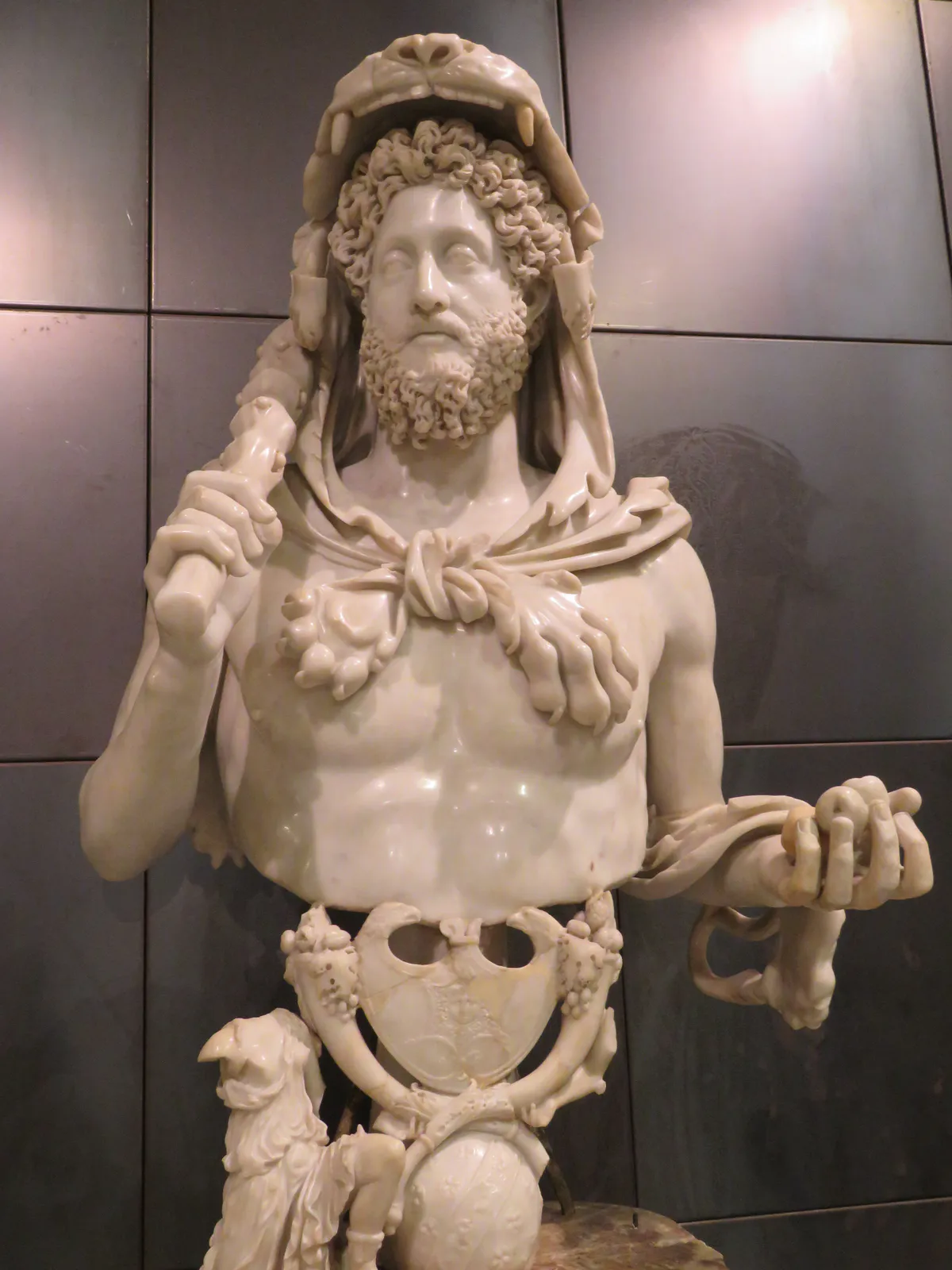 Bust of Commodus as Hercules
