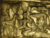 Horned God Panel from Gundestrup Cauldron
