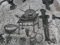 Prize Table and Honorary Bust