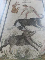 Roman Mosaic Hunting Scene