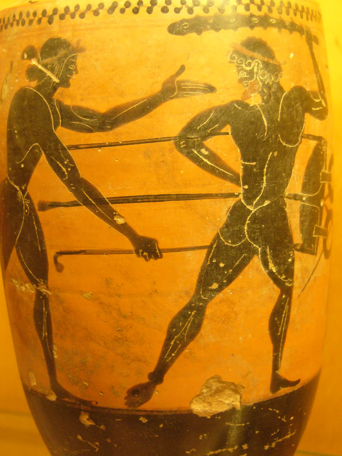 Greek Athletes on Attic Vase