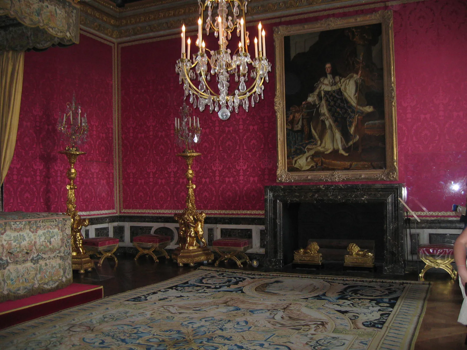 Louis XV in the Salon de Mercure