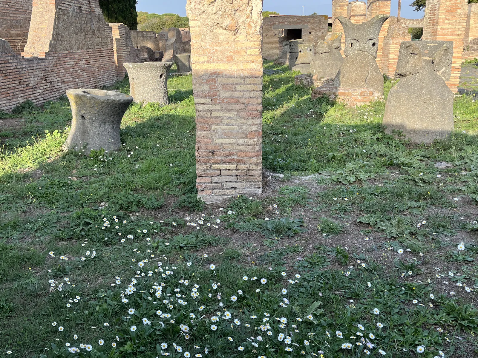 Ancient Roman Basalt Millstones