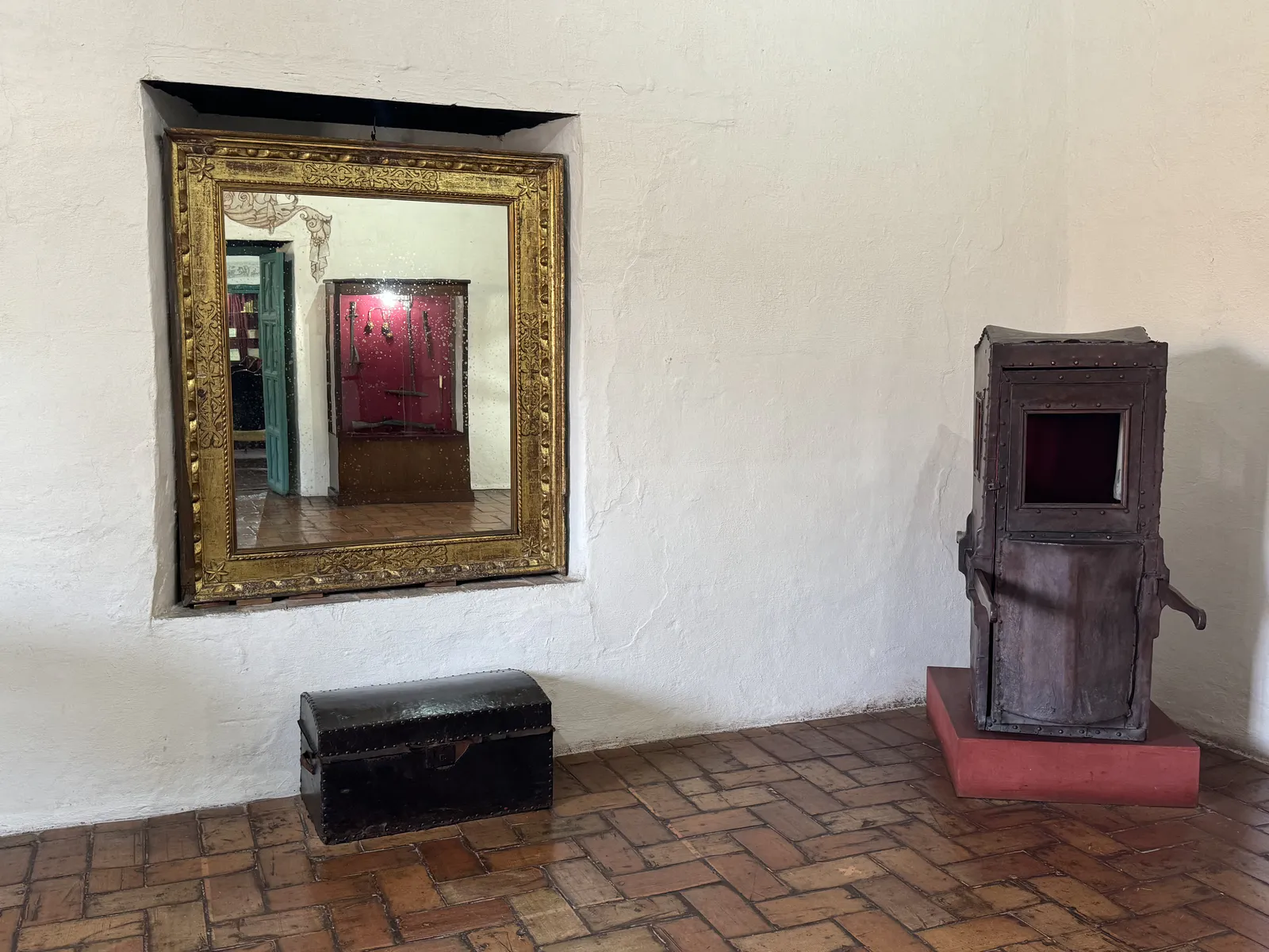 Sedan Chair and Travel Chest