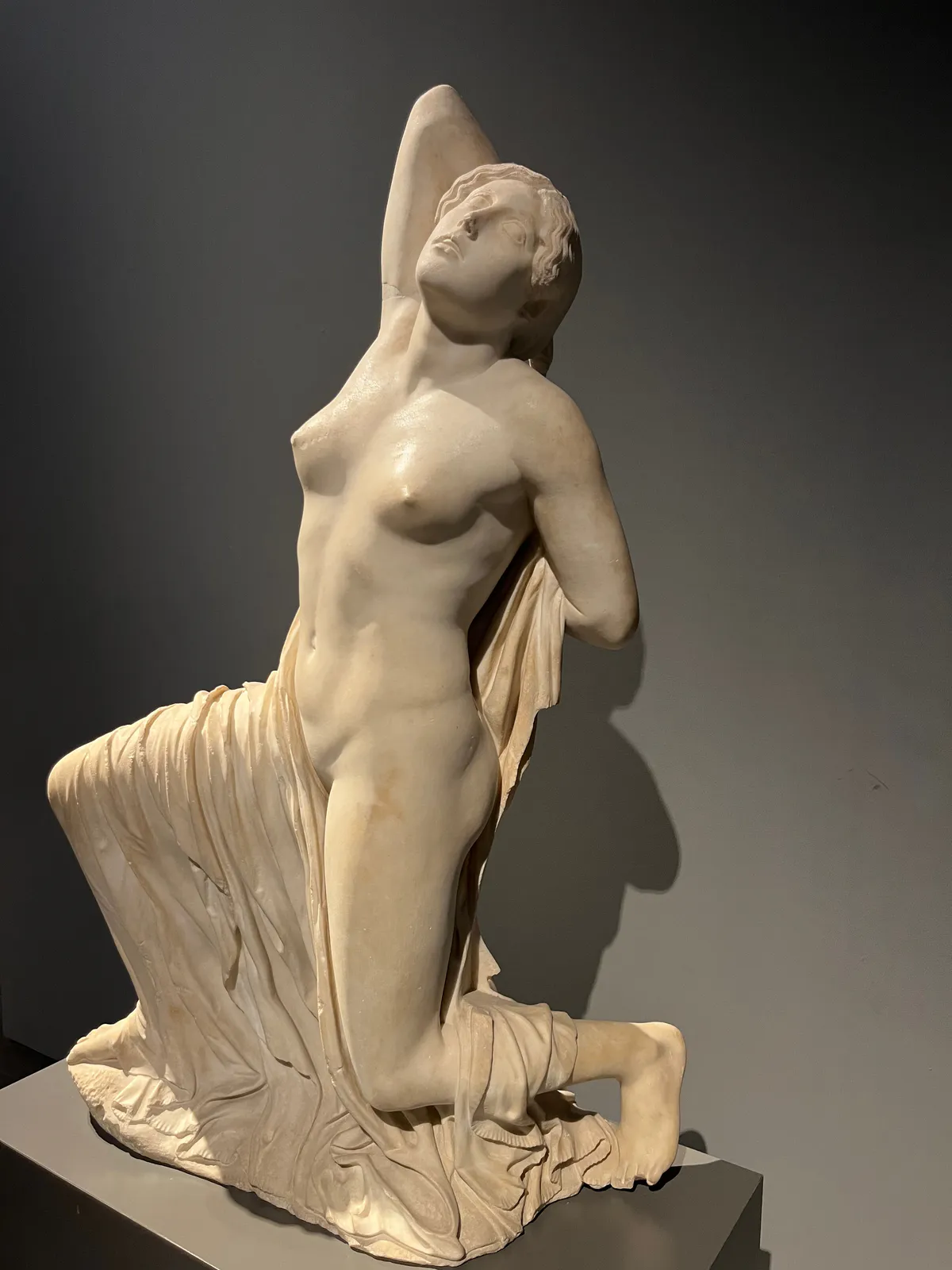 Wounded Niobid Sculpture