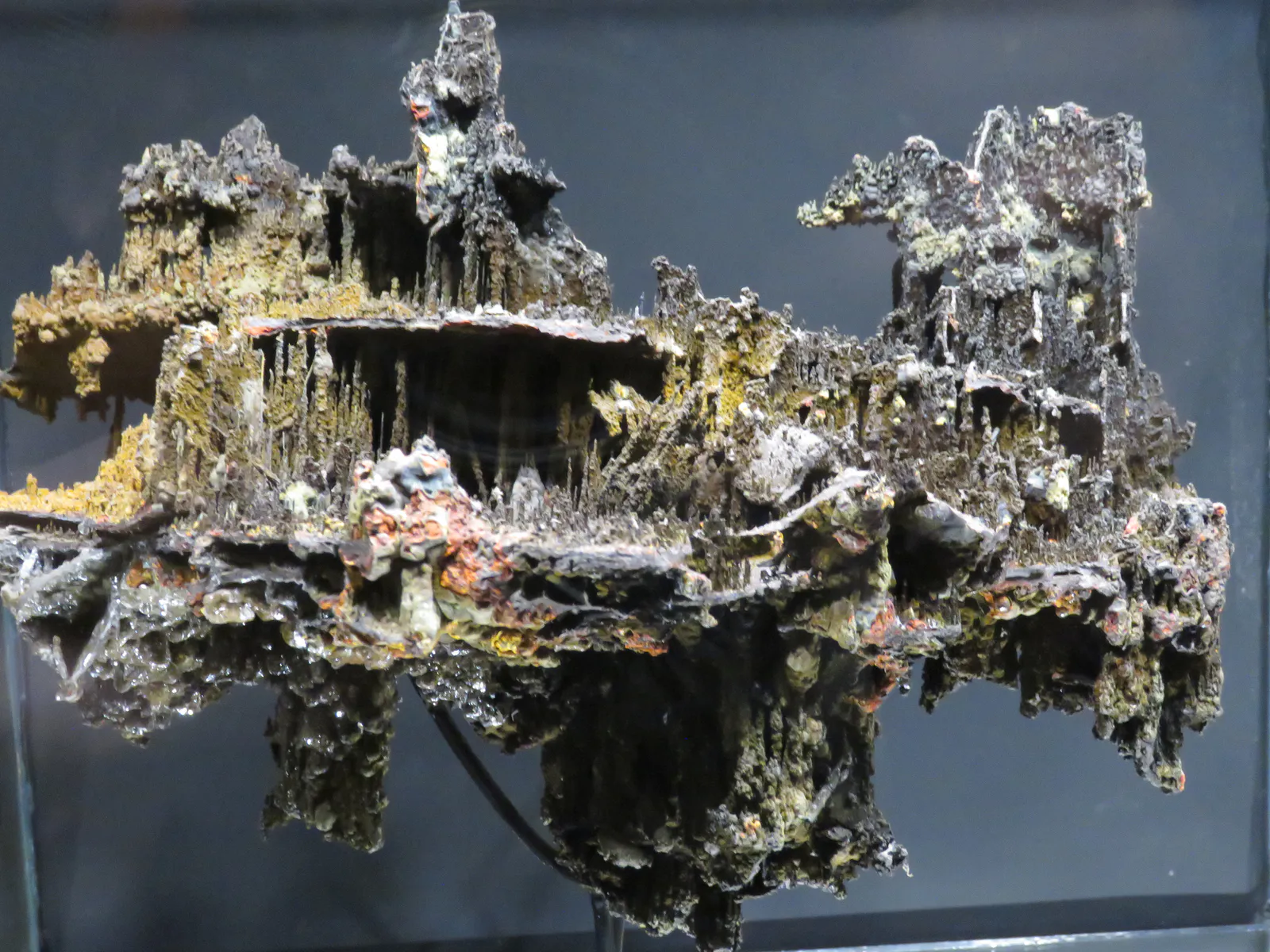 Colorful Slag Mineral Formation