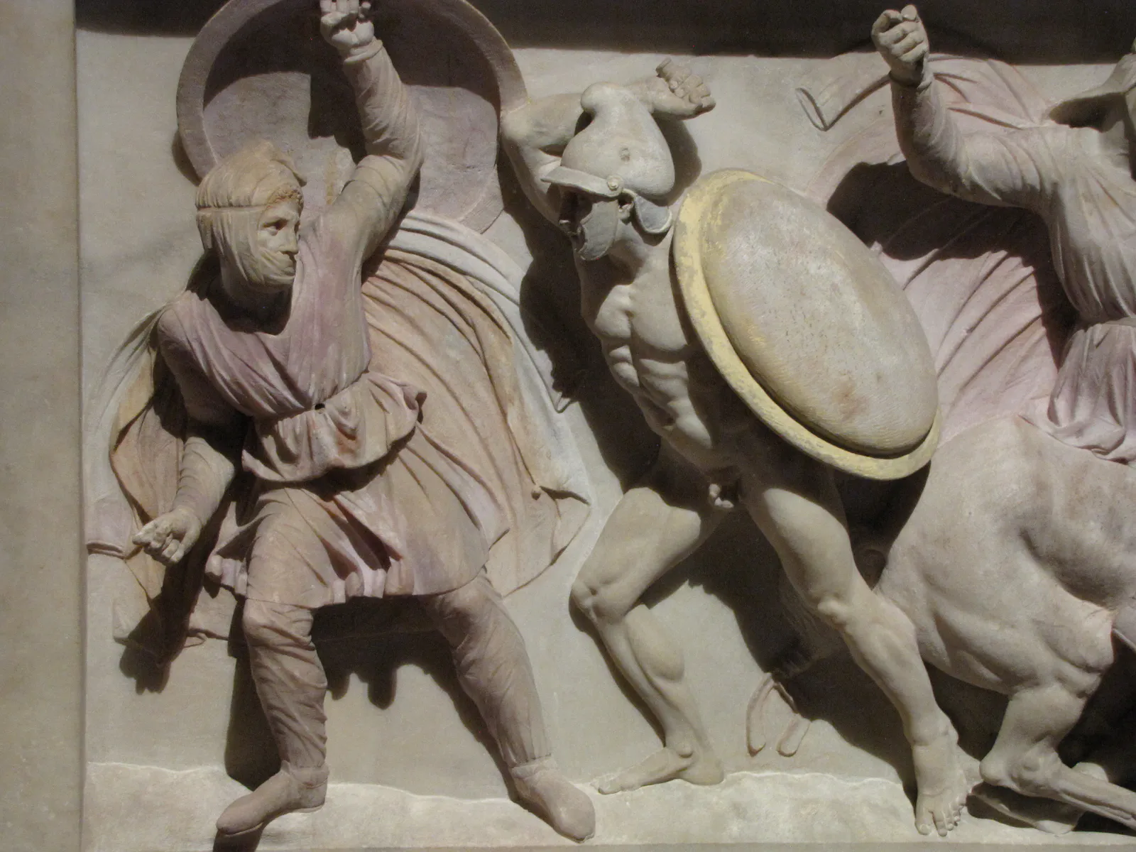 ペルシアの戦士とギリシアの重装歩兵（ホプリタイ）