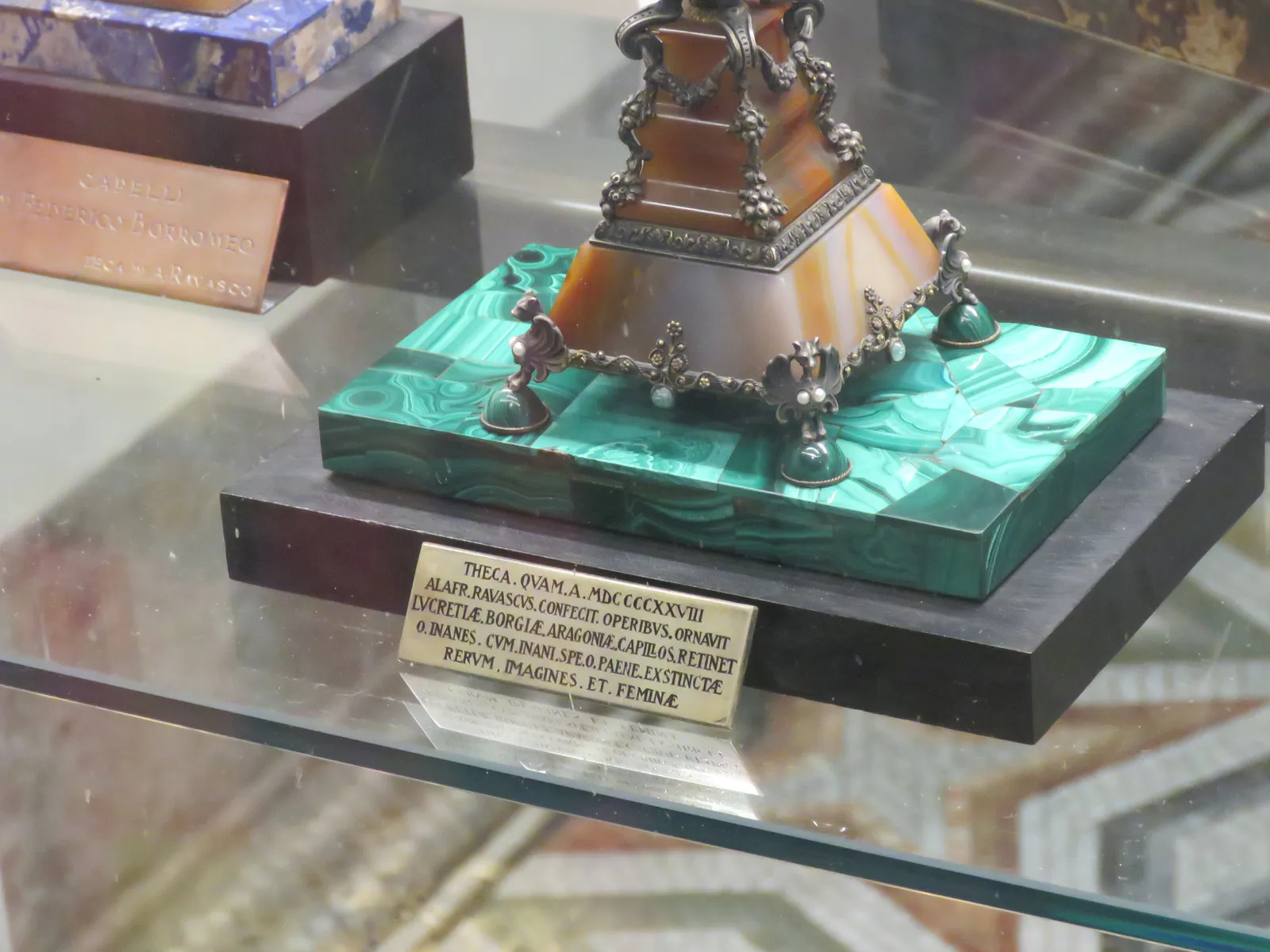 Reliquary with Lucrezia Borgia's Hair