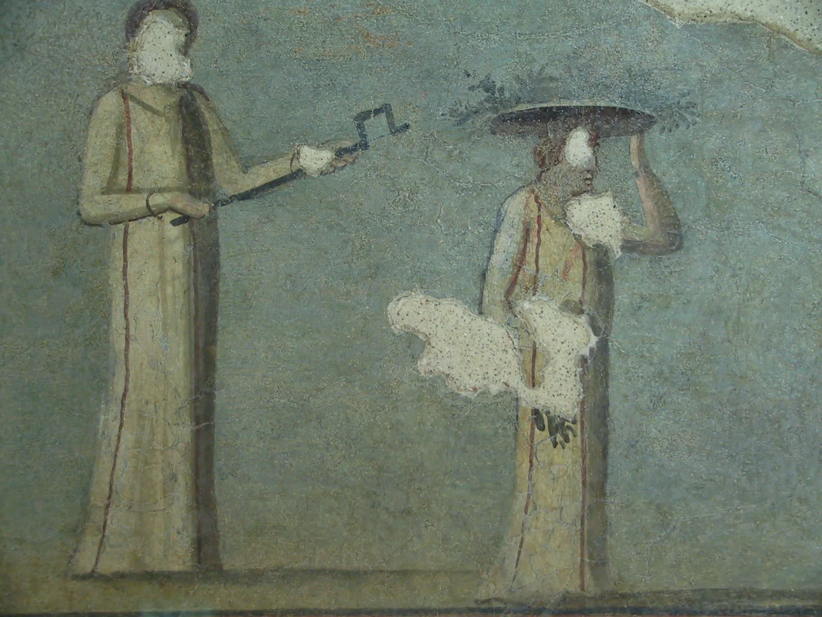 Roman Fresco Fragments with Women