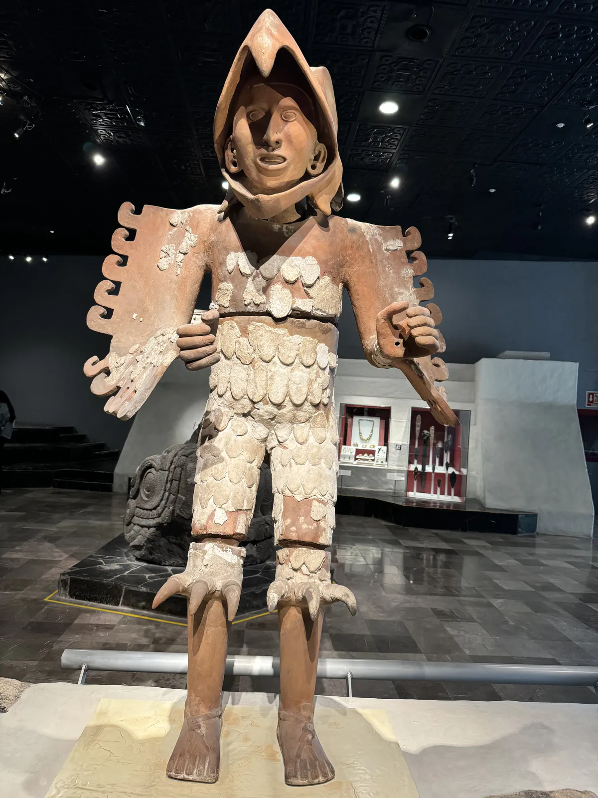 Mexica Eagle Warrior Statue