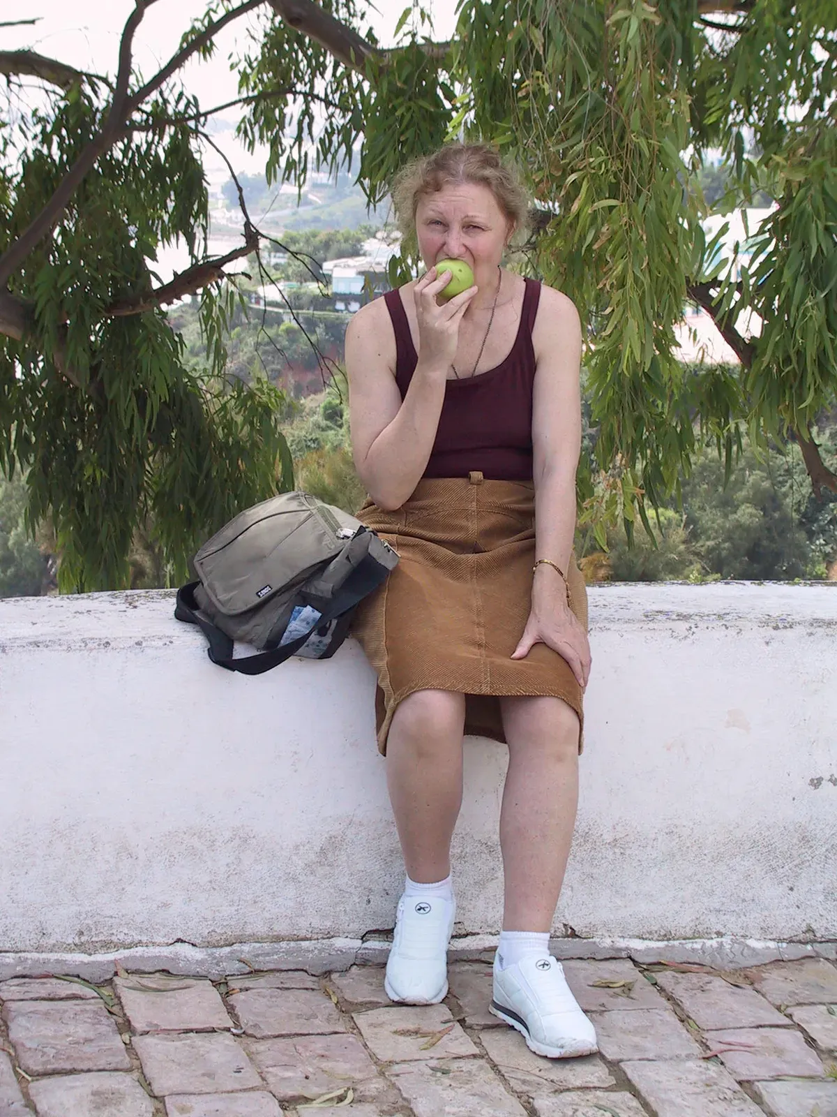 My Mom Irina Resting in Sidi Bou Said