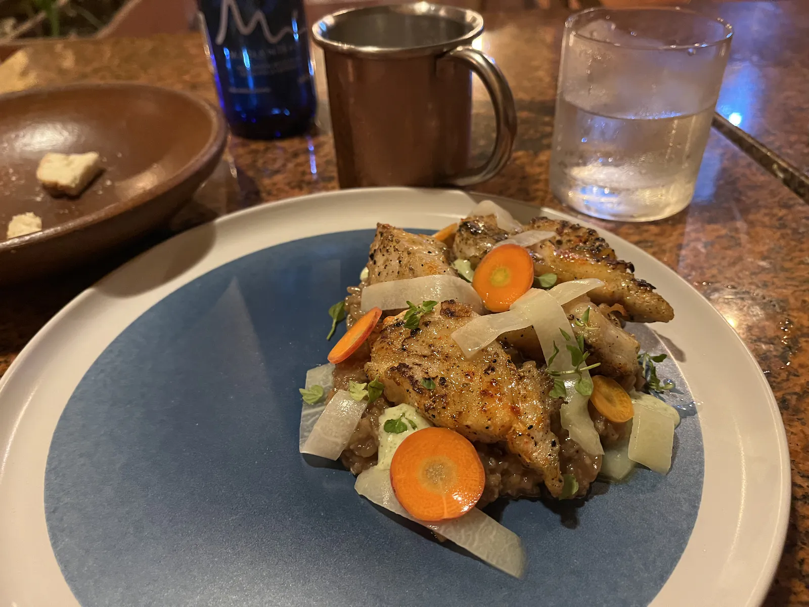 Grilled Fish with Fermented Vegetables