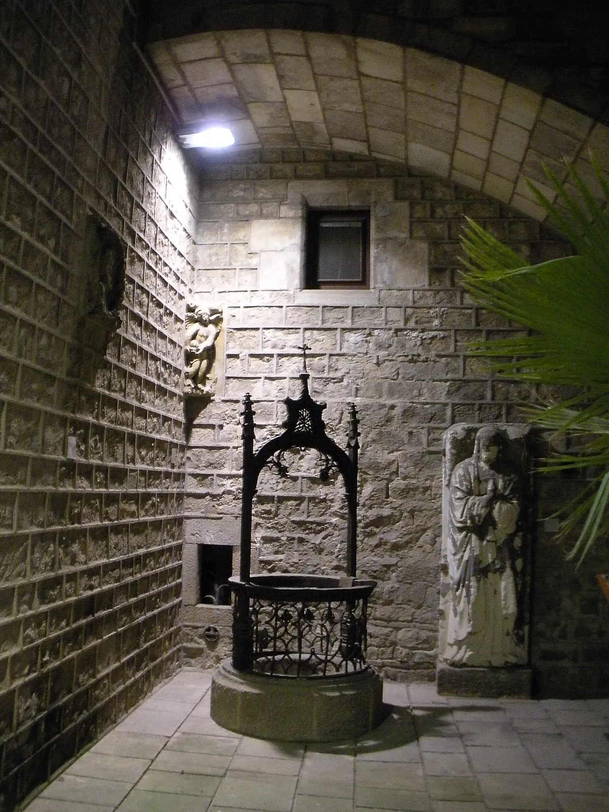 Gothic Courtyard Well