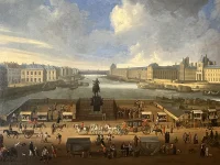 The Seine, the Louvre, and the College of the Four Nations from Pont Neuf