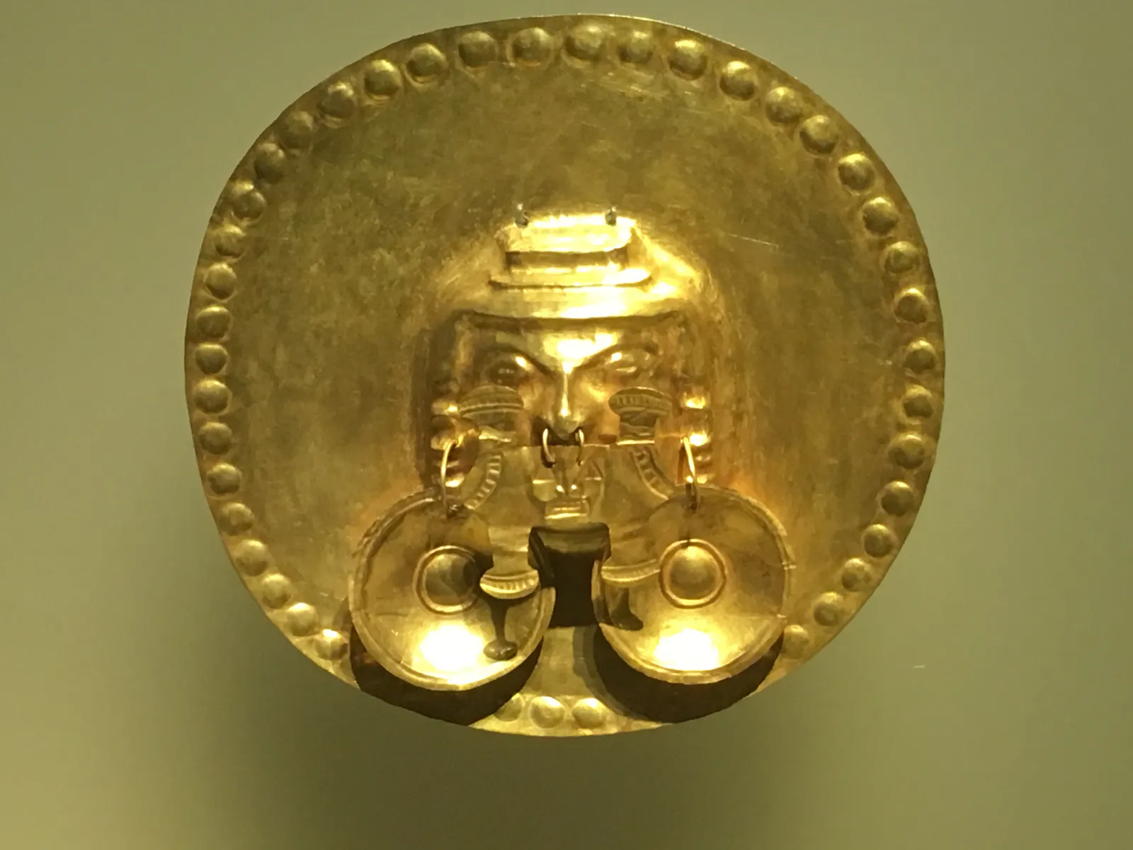Human Face Pectoral Ornament