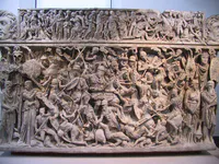Portonaccio Sarcophagus with Battle Scene