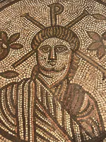 Hinton St Mary Mosaic of Christ
