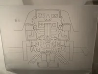 Pacopampa Stele Schematic Drawing