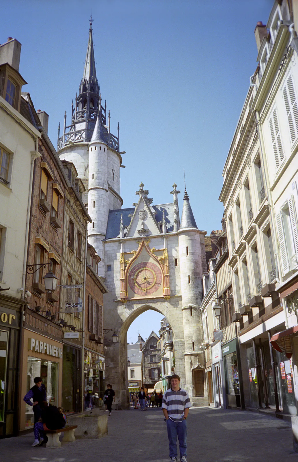 Auxerre Clock Tower with Renaissance Dial