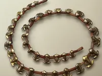 Tairona Necklace with Gold Frog Pendants