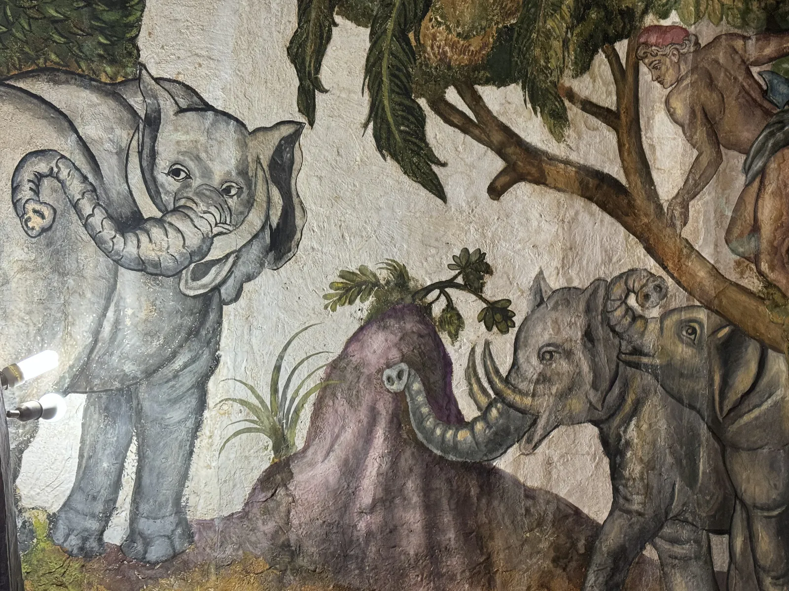 Elephant Hunt Fresco