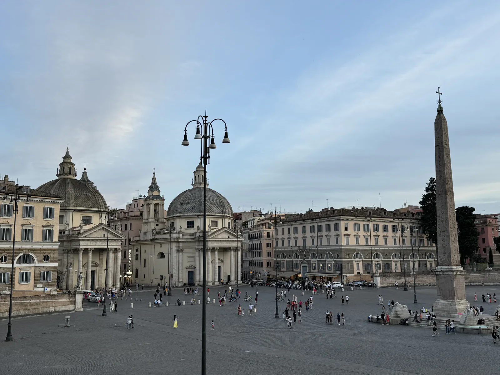 Twin Churches and Flaminio Obelisk