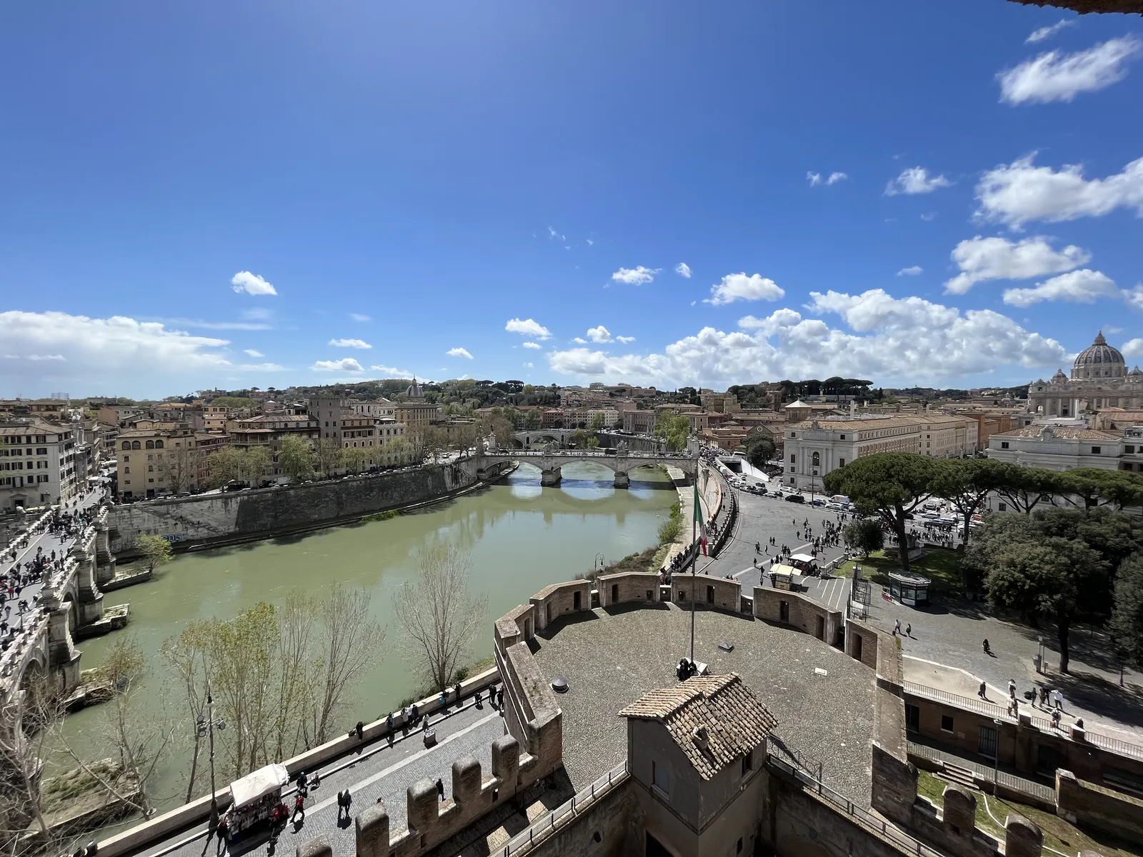 Panoramic View from Castel Sant’Angelo