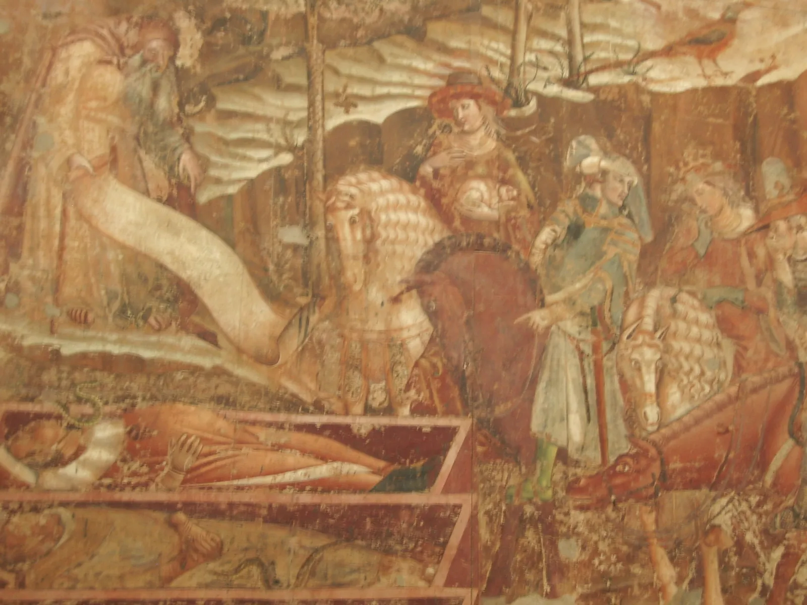 死の勝利（細部）