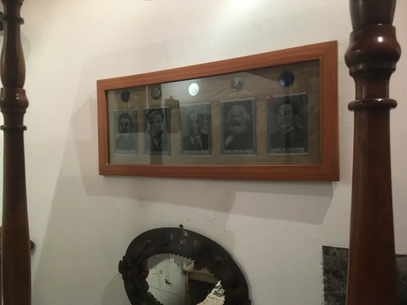 Communist Icons Above the Bed