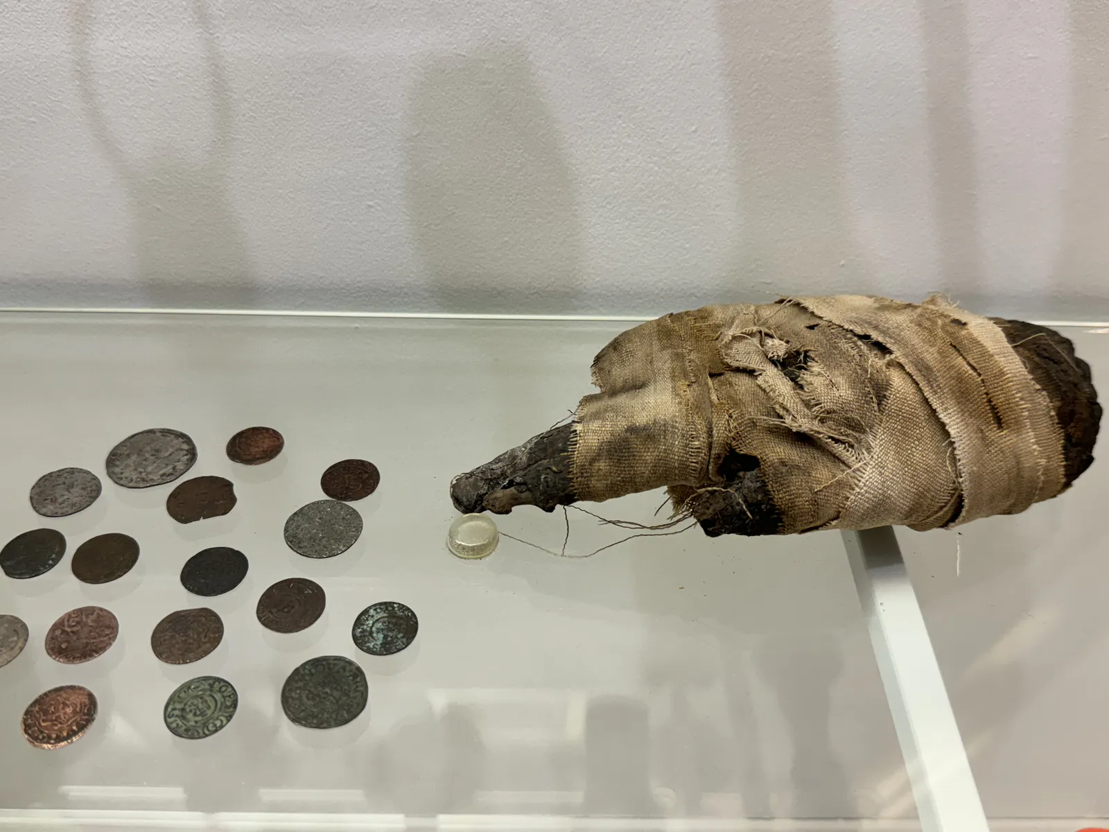 Severed Hand and Counterfeit Coins Exhibit