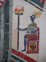 Seated Figure with Torch