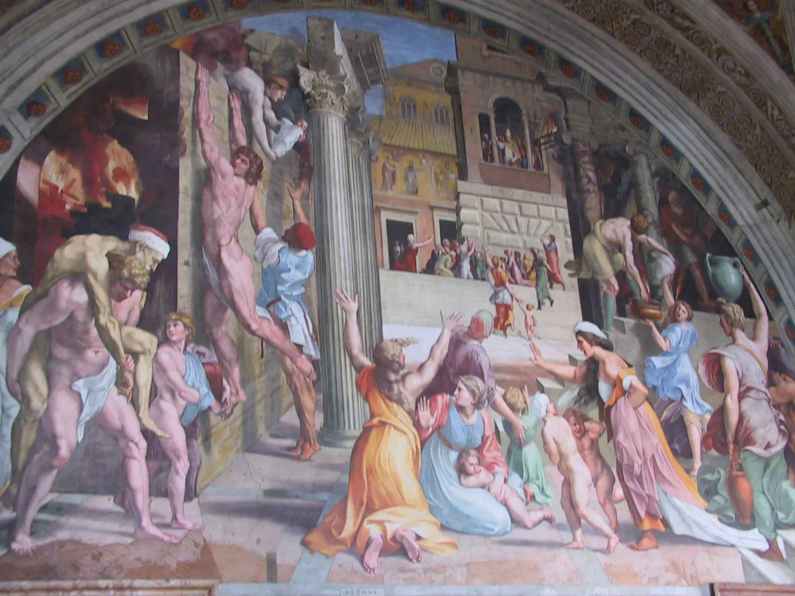 Raphael/Giulio Romano - The Fire in the Borgo