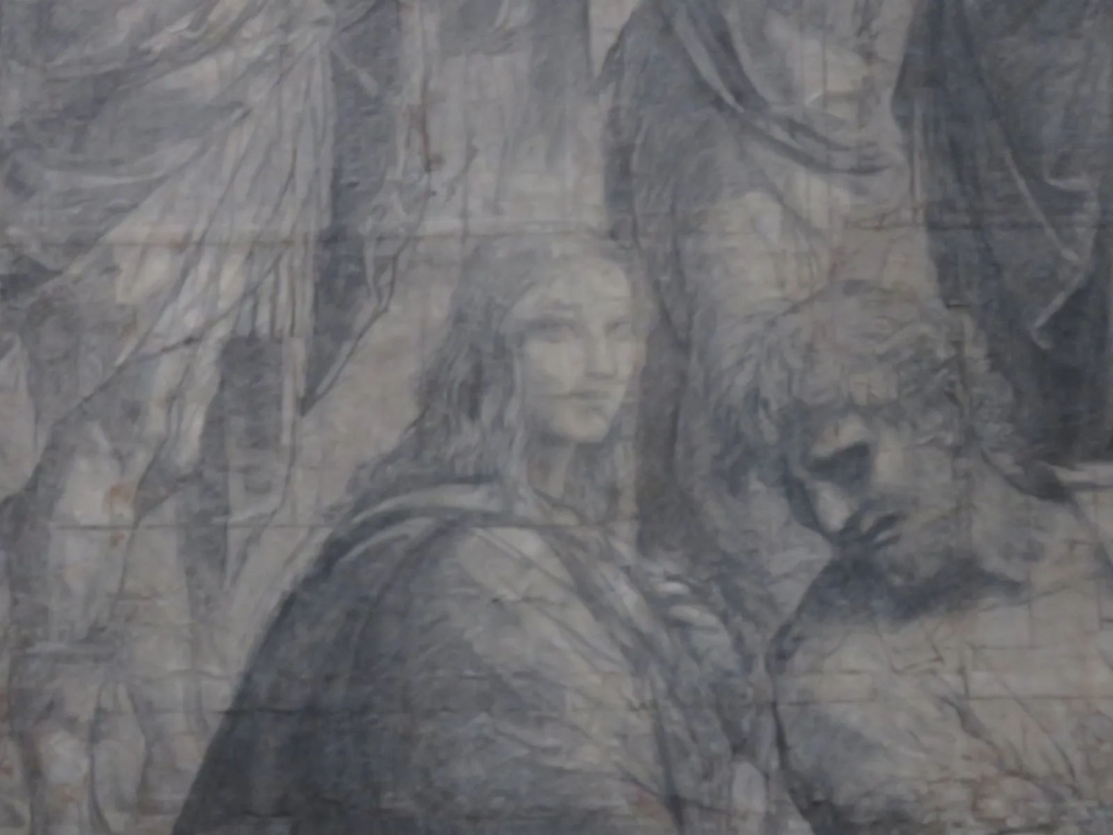 Cartoon for The School of Athens (detail)