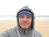 Max at Plage de Bellangenet