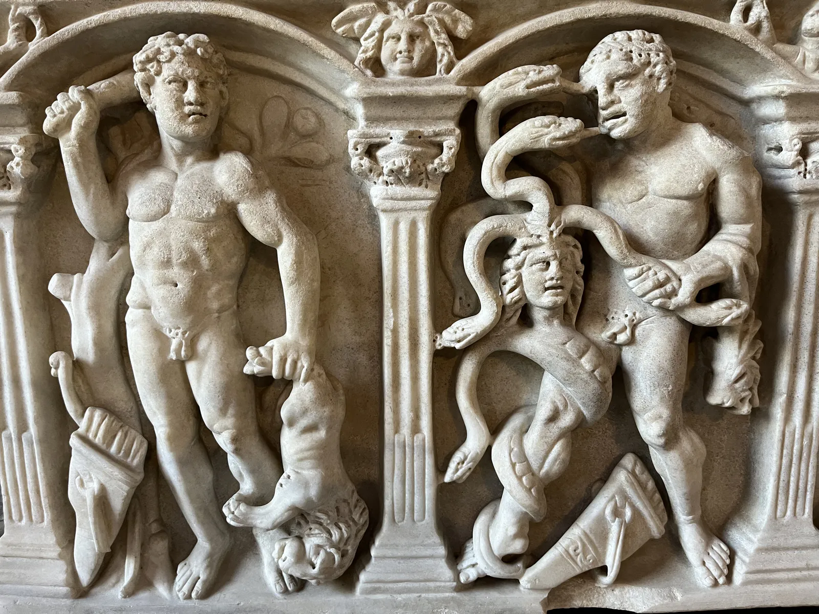 Hercules Slaying Lion and Hydra