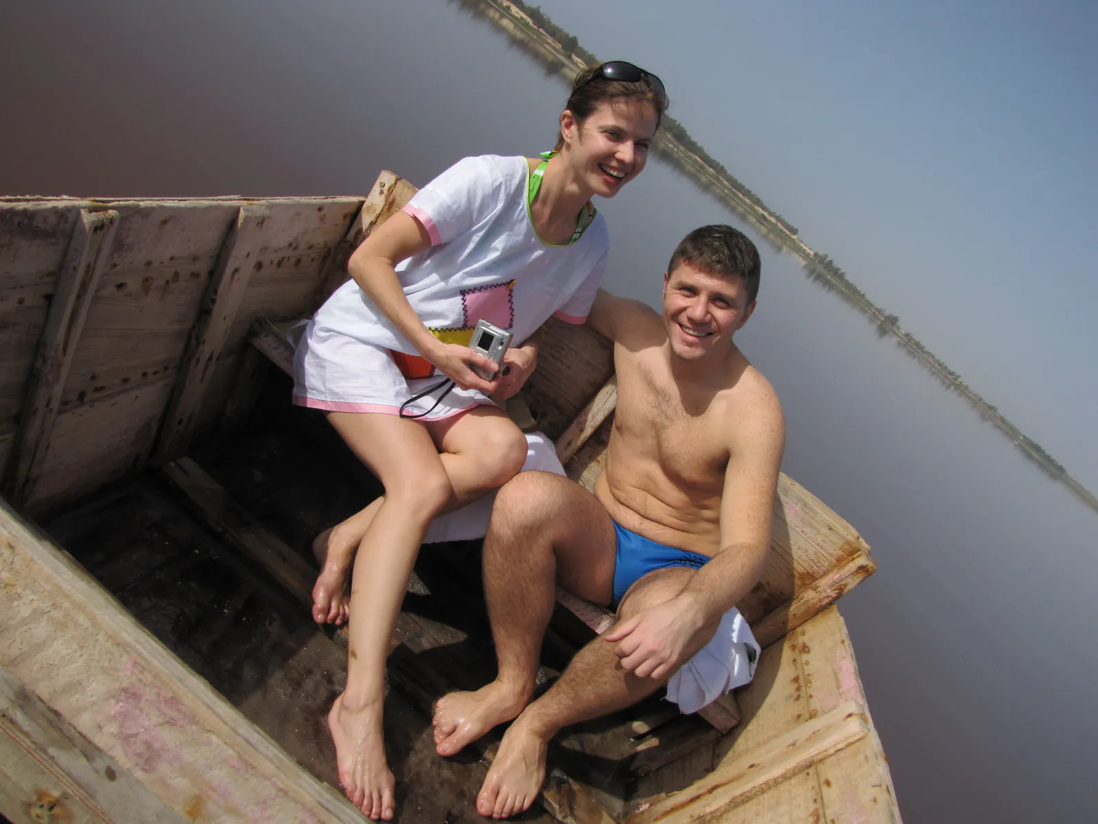 Max and Jelena on Lac Rose