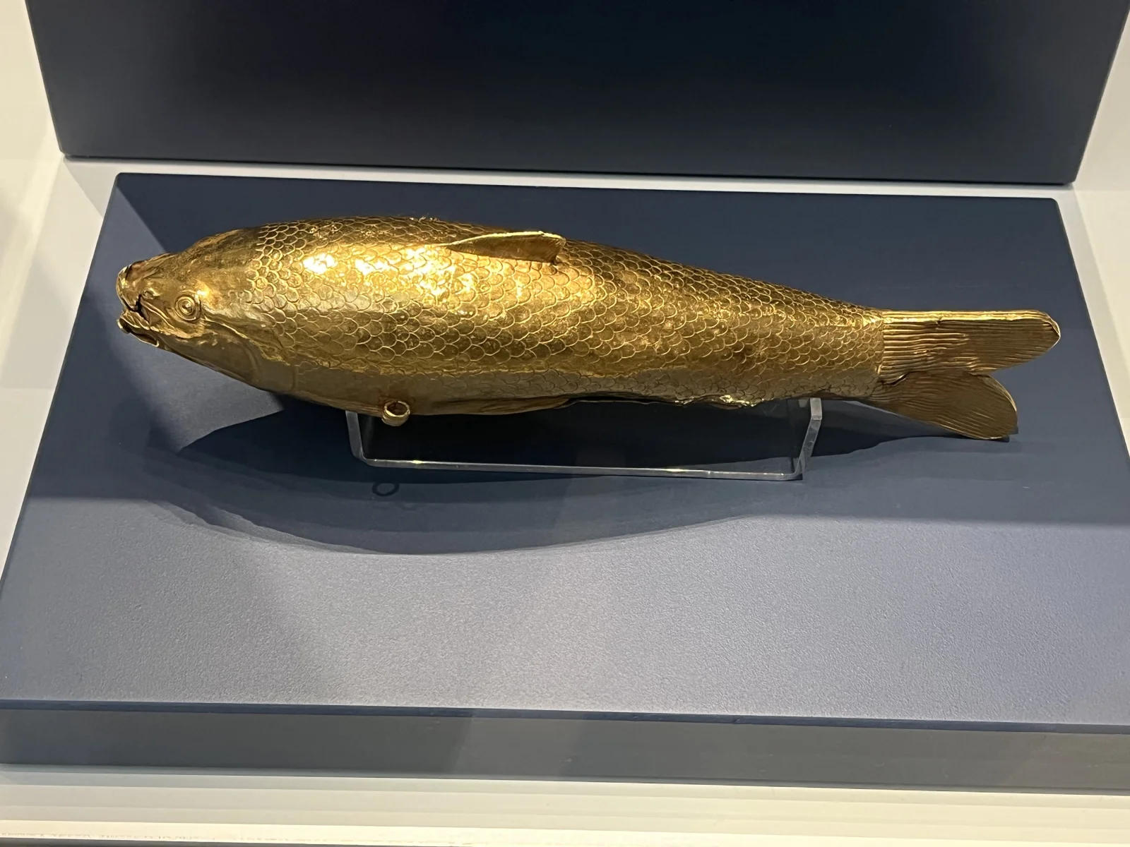 Gold Fish-Shaped Vessel