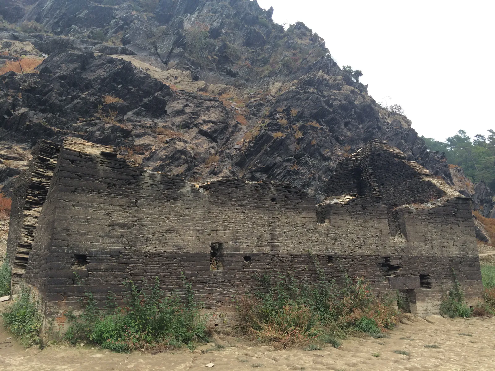 Ruins of a Breton House