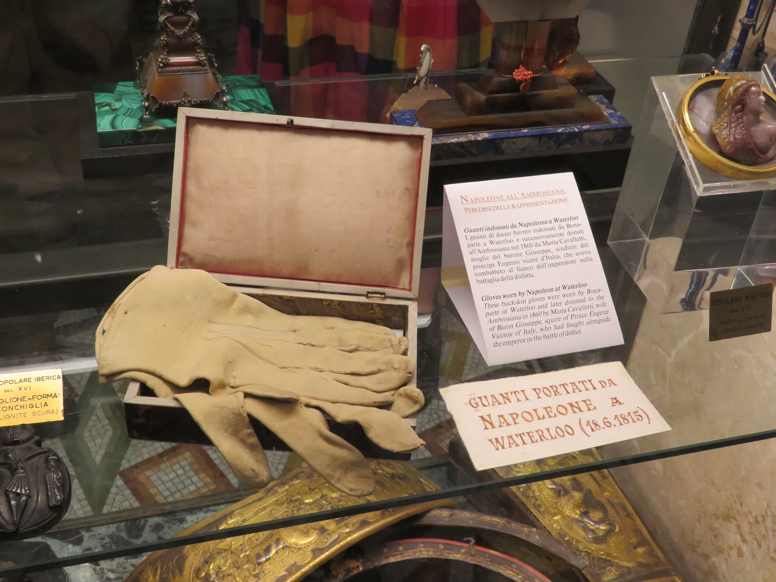 Napoleon's Gloves from Waterloo