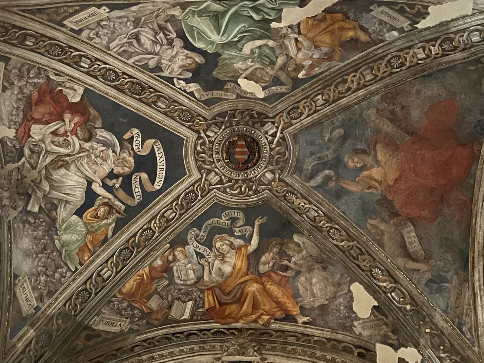 Ceiling Frescoes of the Carafa Chapel