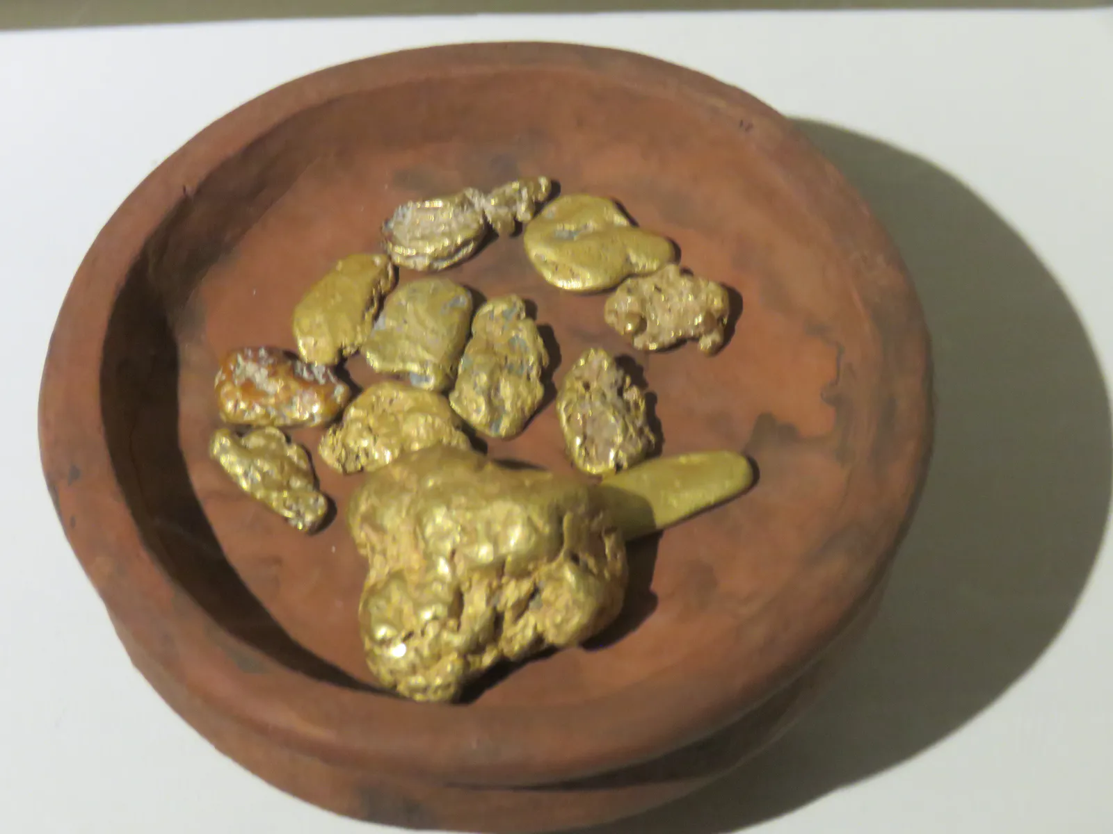 قطع ذهبية من نهر سييربي