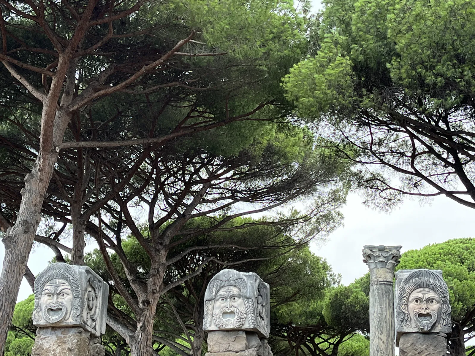 Theater Masks on Capitals