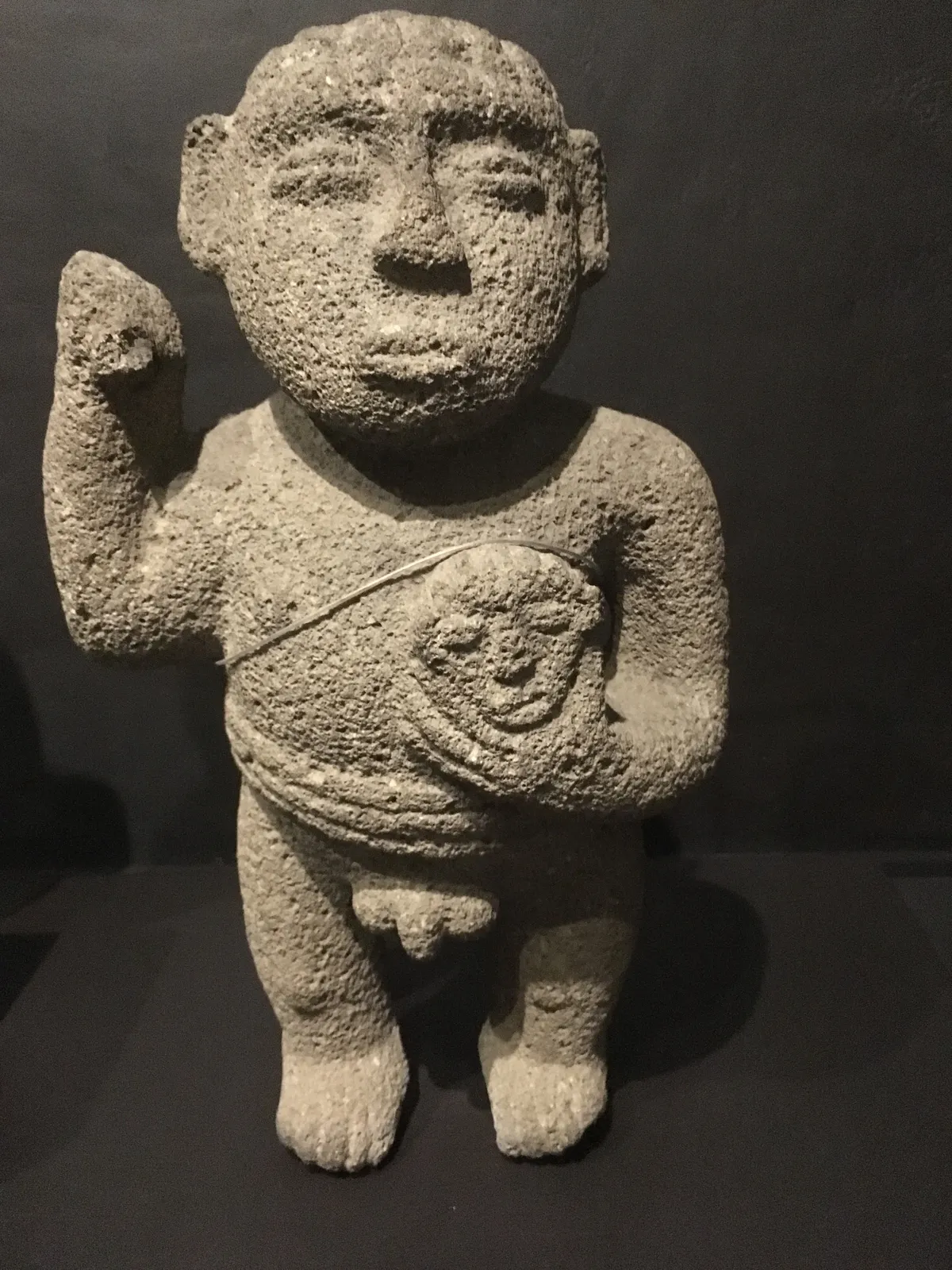 Huetar Warrior With Trophy Head