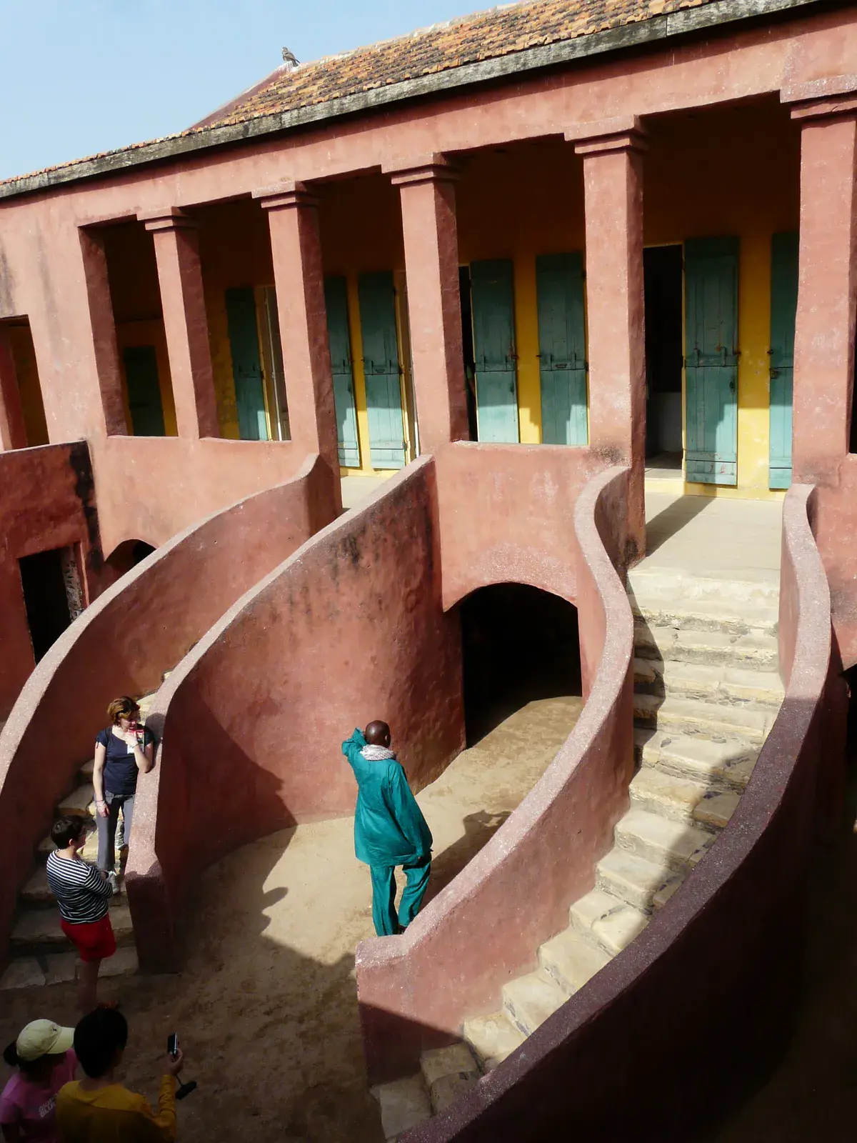 Central Staircase and Courtyard