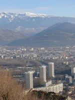 Grenoble and the Belledonne Mountains