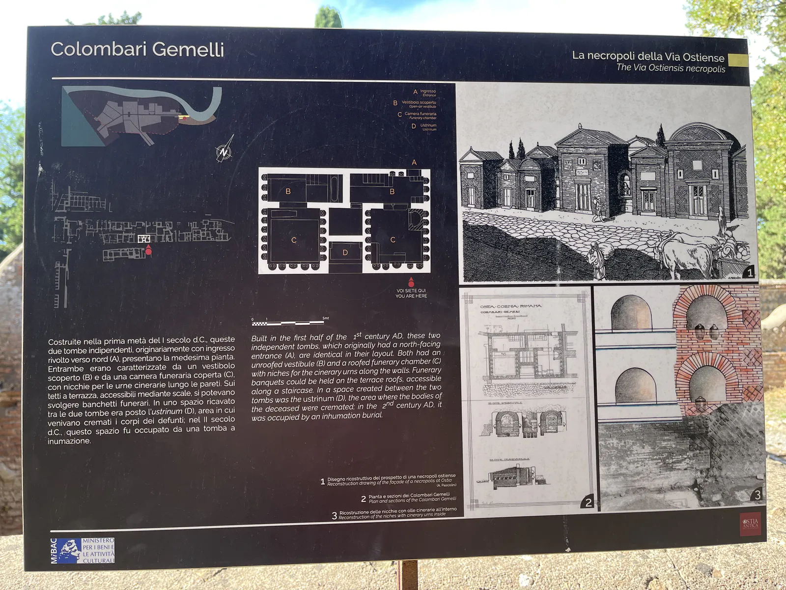 Twin Columbarium Tombs Reconstruction