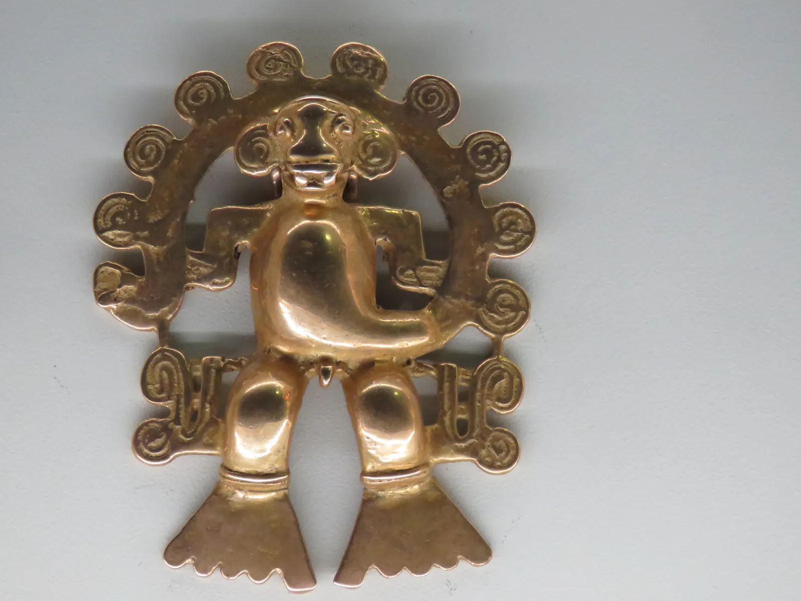 Chorotega Gold Idol Pendant