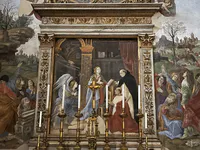 Annunciation with Thomas Aquinas and Cardinal Carafa