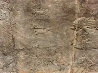 Assyrian Lion Hunt Relief: Contained Chaos