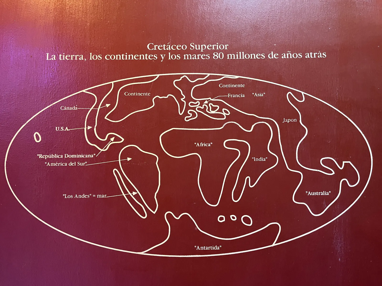 Continental Shift in the Late Cretaceous